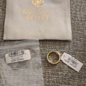 Kendra Scott Merritt Band Ring in Mixed Metal Size 5